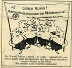 Annonce Klaus Lipps 1985