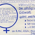 Friedenswoche 1983 Autonome Frauengruppe Bühl