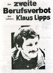 Das 2. Berufsverbot des Lehrers Klaus Lipps 1980