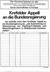  Krefelder Appell vom November 1980