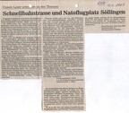 Flugplatzerweiterung Söllingen 1987