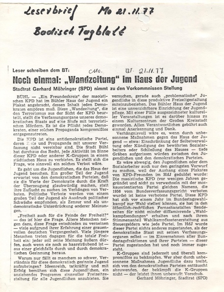 21.11.1977 BT Leserbrief SPD zu HdJ.jpg