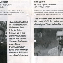 Alternative politische und kulturelle Bewegungen in Bühl nach 1968 